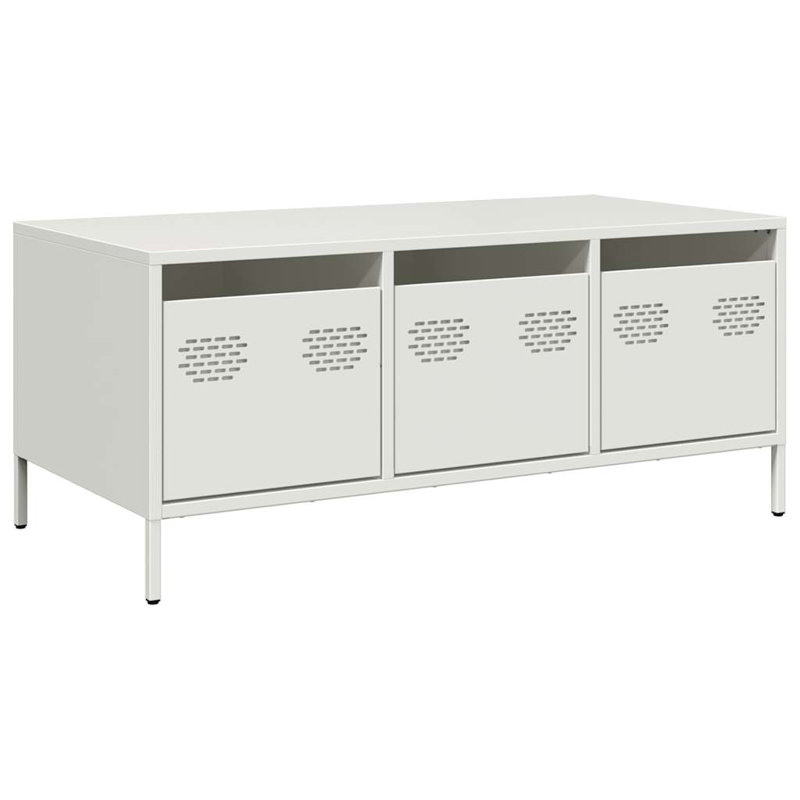 Antionett Coffee Table with Storage, White