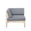 Ensemble de conversation modulaire avec coussins 5 pièces Deloris-646070533