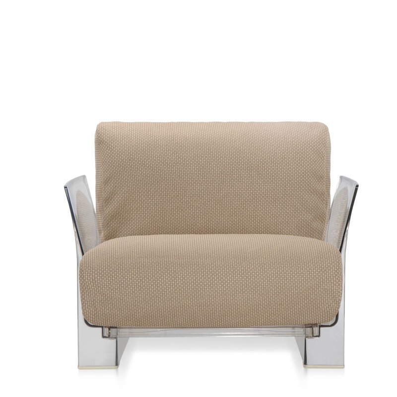 Pop Outdoor Lounge Chair, Ikon Dove