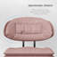 Ensemble de 2 tabourets de bar moelleux de qualité supérieure - Conception ergonomique à deux couches, hauteur réglable et pivotement à 360 °, soutien lombaire, capacité de poids jusqu'à 300 lb, pour îlot de cuisine-362547751