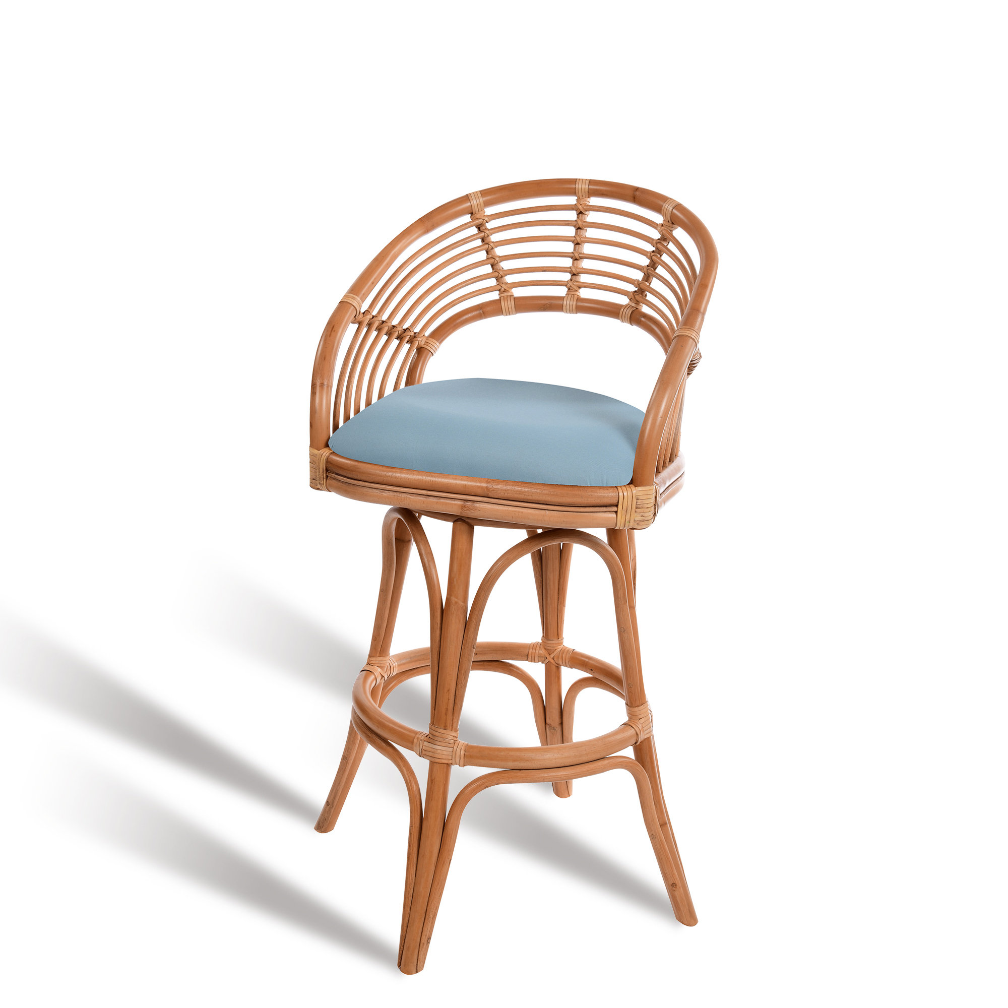 Bayou Breeze Danetra Swivel 27'' Counter Stool & Reviews | Wayfair