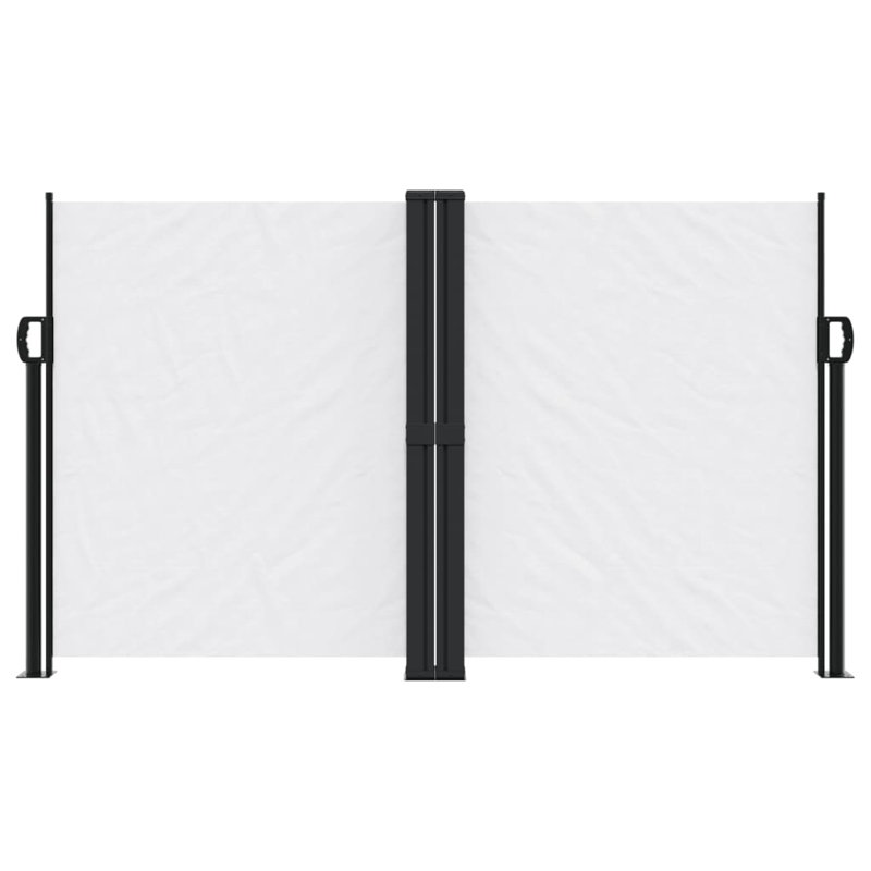 Brayden Retractable Side Awning, White, 140cm H x 1200cm W