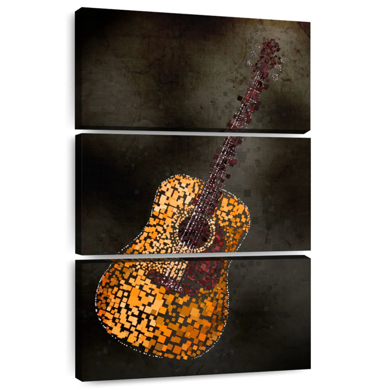 Guitare acoustique Abarca, H 57 po x l 36 po