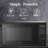 Farberware 1.1 Cu. Ft. 1000-watt Digital Microwave Oven, Black-118158701