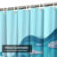 Rideau de douche avec 12 crochets-713146150