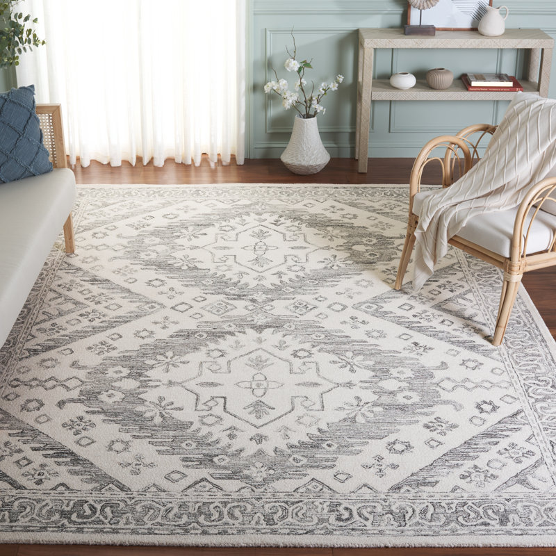 Bridlewood 143 Hand Tufted Wool Pile Oriental Rug, Rectangle 8' x 10'