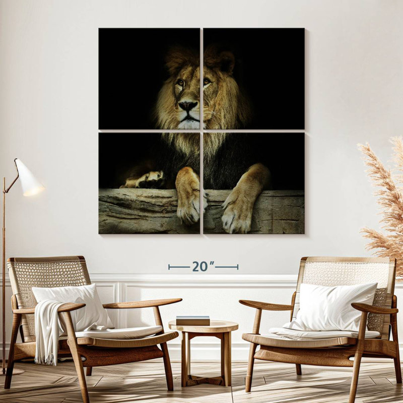 Brampt Imperious Lion, 57'' H x 57'' W