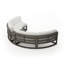 Avion 43" Wide Outdoor Curved Patio Sectional with Sunbrella Cushions-1277529348-1257844919
