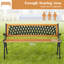 Solid Wood Outdoor Bench