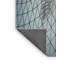 Laine tissée à la machine de couleur polyester bleu marine/Tapis décoratif noir colcplough-551071962