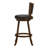 Caesare Swivel Stool in Brown and Black-124856159