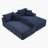 105'' Modular Sectional Sofa, Cloud Sectional Couch with Deep Seat, Modern Modular L-Shape Sofa Couch with Chaise,Upholstered Couches for Living Room Bedroom,No Assembly, (BLUE)-892238154