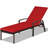 Bridgitt Outdoor Wicker Chaise Lounge , Cushion Included-870931211-838198409