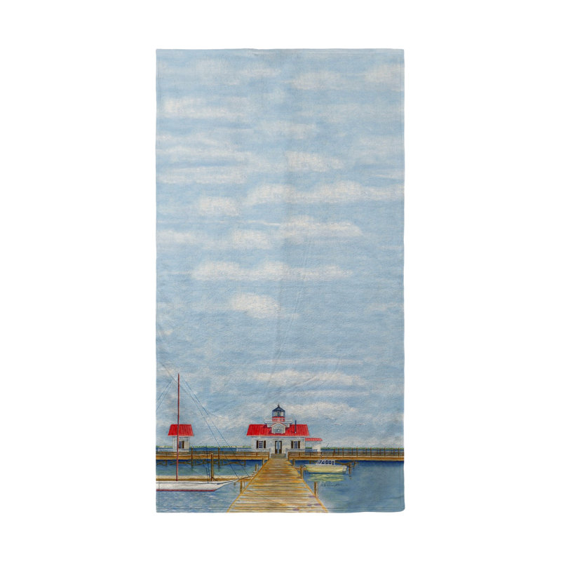 Serviette de plage à phares manteo Rittenberry