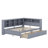 Wooden DayBed with 2 Drawers, Shelf and USB Charging Ports-99837540-99837538