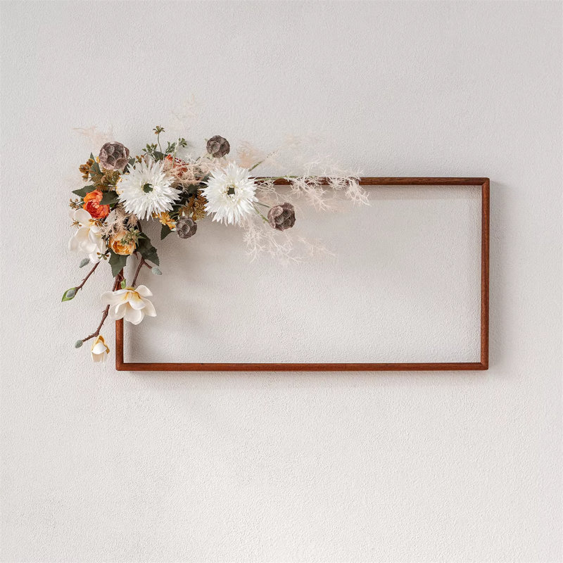 Fleur artificielle murale