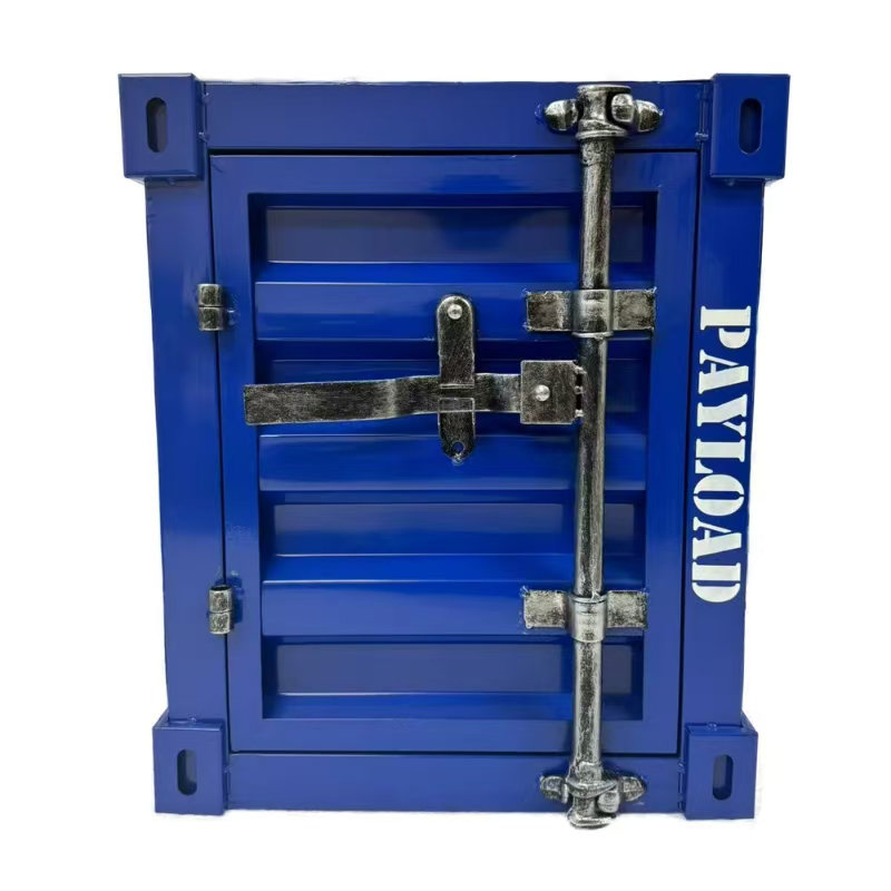 Table de bout Industrial, Bleu