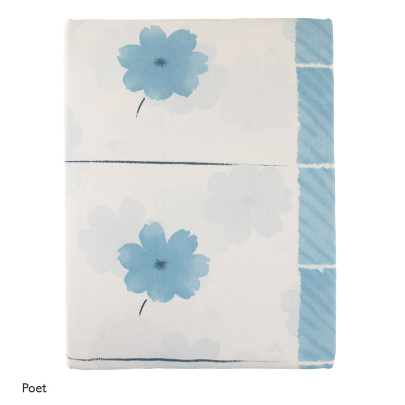 Cotton Blend, Polyester Floral Duvet Cover Set with Pillowcases Included