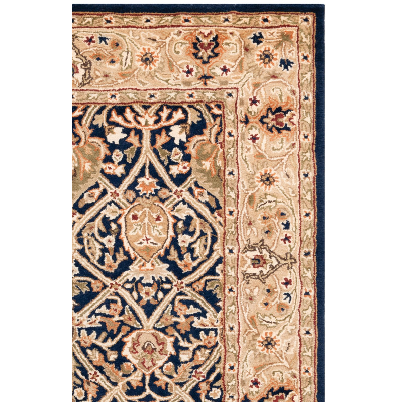 Tapis oriental en laine touffeté à la main Evie, Tapis de couloir 2 pi 6 po x 12 pi