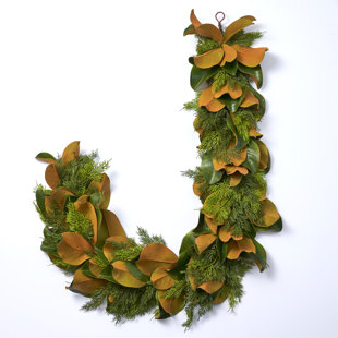 Chemin de table Real Touch Magnolia Leaf