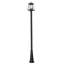 Lampadaire noir 1 lumière H 113,25 po (double)