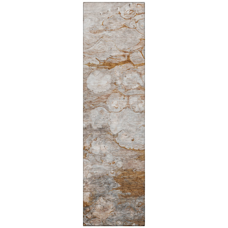 Rattee Washable Abstract Indoor / Outdoor Rug