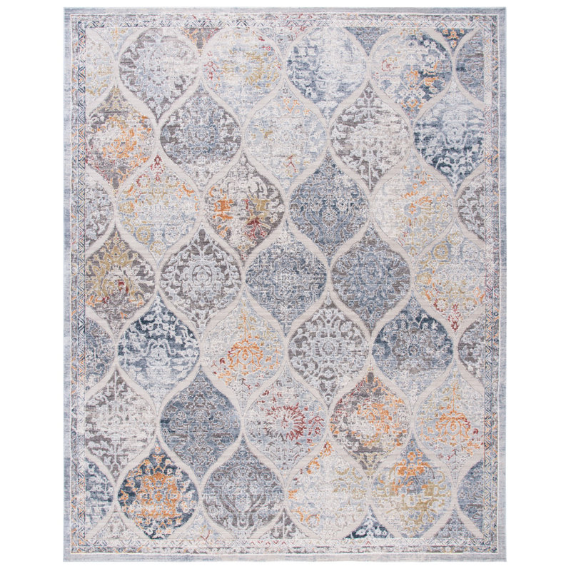 History 500 Performance Geometric Rug, Rectangle 8' x 10'