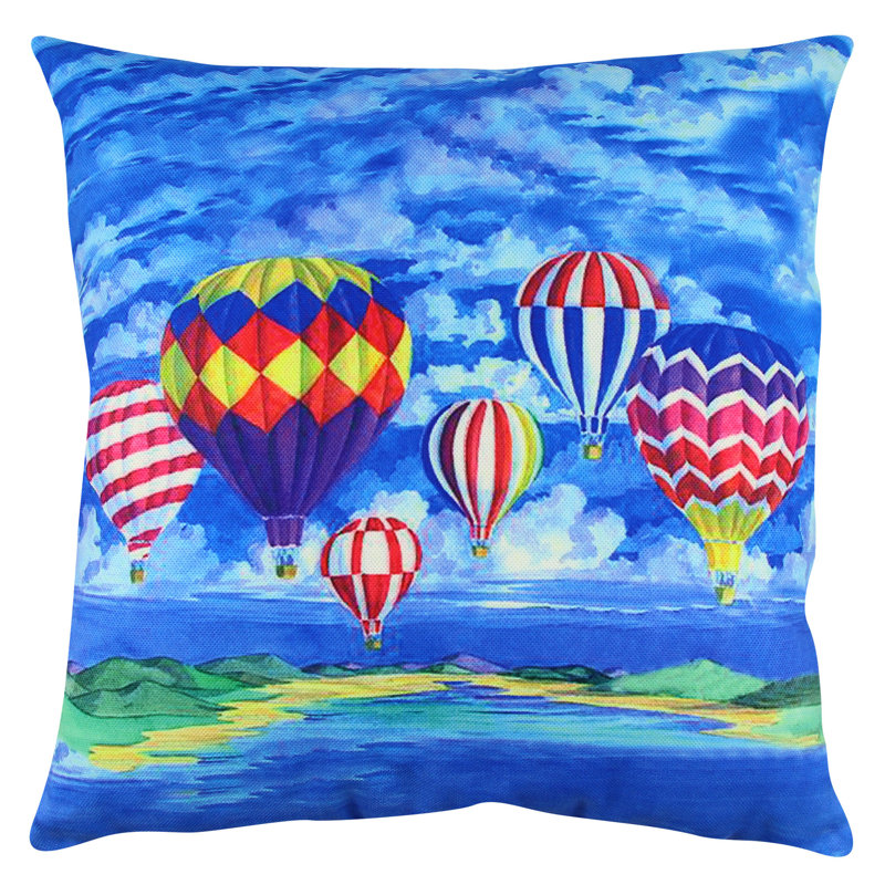 Housse et insert de coussin carré en mélange de coton Chopin