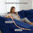  128" Boneless Sofa U-Shaped Modular sectional Couch, 27.6" Deep Seat Oversized Couches for Living Room-1896648963-1903517761