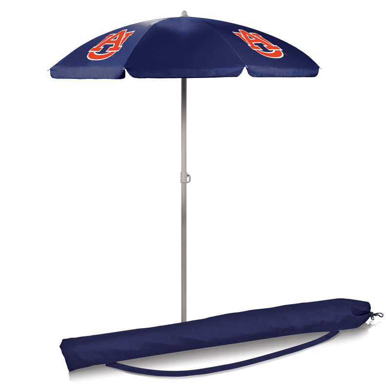 Parasol de plage 5,5 pi Ncaa, Bleu marine, Auburn