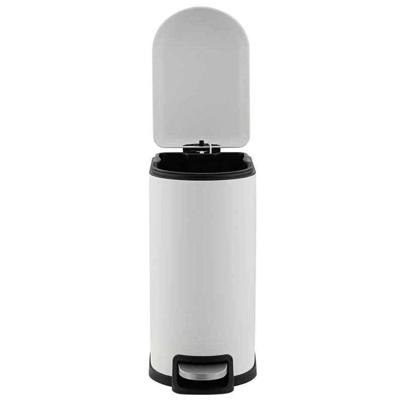 Steel Step On Trash Can - 10.6 Gallons