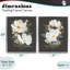 Ensemble de 2 cadres flottants Vintage Lace Cosmos, design par House Fenway-1260327490-1260327491