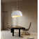 Jimyah 1- Light White Polyesters Unique/Statement Modern Pendant