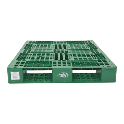 Palette verte en plastique