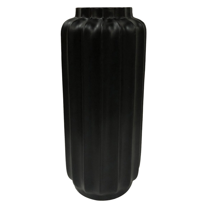 Cornelio Polyresin Floor Vase, 32.5" H x 13" W x 13"D
