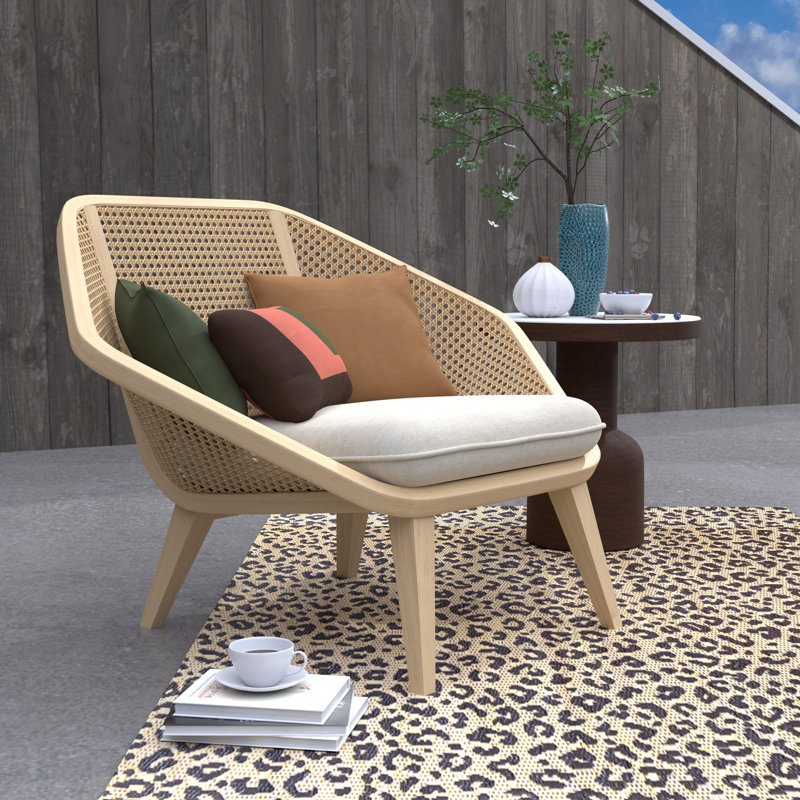Tapis intérieur / extérieur en polypropylène à imprimé animal, Rectangle 4 pi x 6 pi