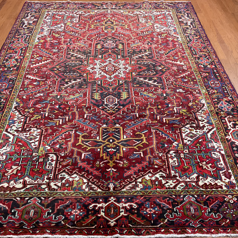 Tapis rectangulaire en laine