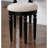Black Color Bedroom Vanity With Stool And Birch Veneer - Elegant Style In Foldable Mirror Classic Design
