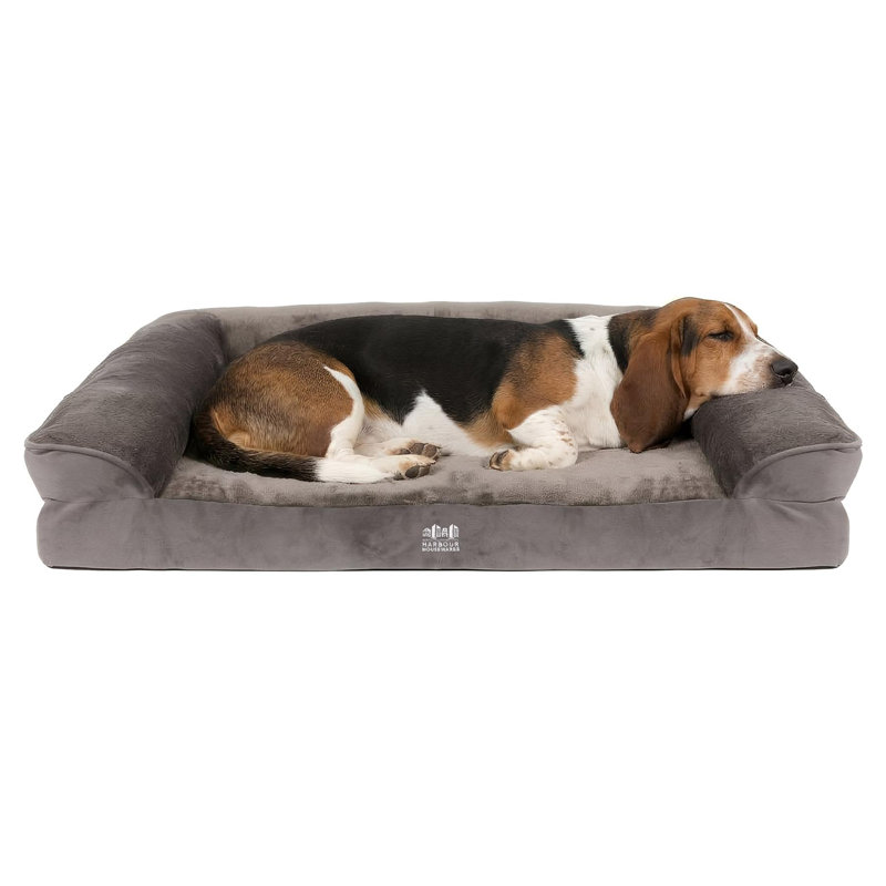 Harbour Housewares - Non-Slip Waterproof Dog Bed, Medium