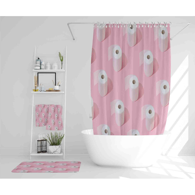Nedelja Polyester Shower Curtain Set