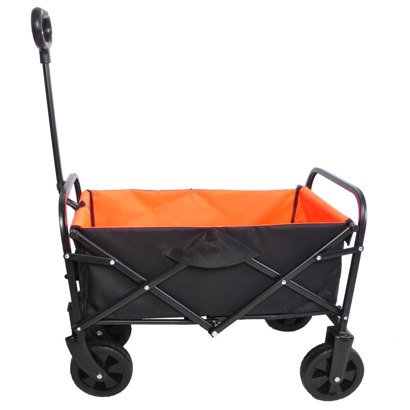 Mini chariot de plage pliable, Orange