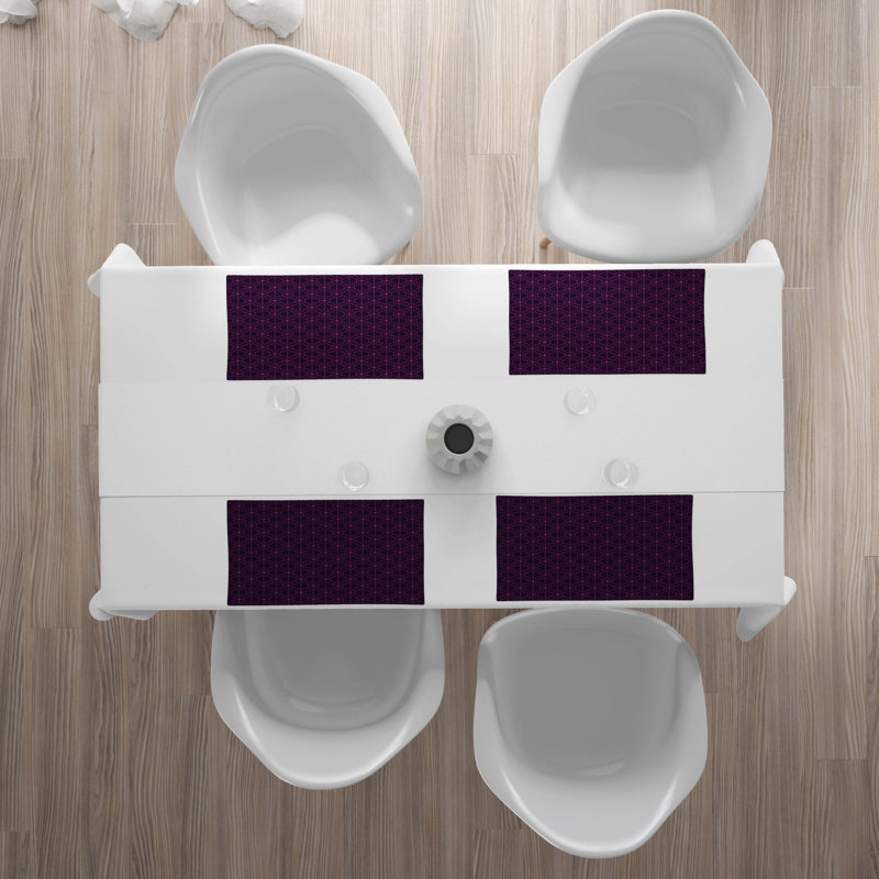 Polyester Abstract Rectangle Placemat