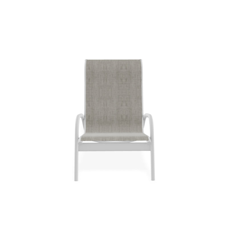Gardenella Patio Chair, Smoke, White