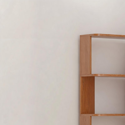 6-Tier 64.57 Inch Engineered Wood L-Shaped Corner Bookshelf, Freestanding Open Storage Display Organizer for Living Room and Home Office