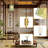 Dimmable Glass Floor Lamp With Feather Shade, Modern Arc Standing Lamp For Living Room, Bedroom & Office, 2700K LED Bulb Included, Adjustable Brightness, Weighted Base