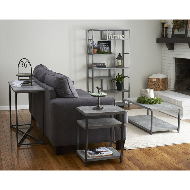 Wall Unit Bookshelf, Gray