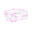 Queen Wood Floor Bed with Storage Bookcases, Stairs and Guardrails-1654363287