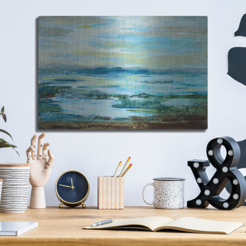 «Northern Lake» par Silvia Vassileva, H 12 po x l 16 po