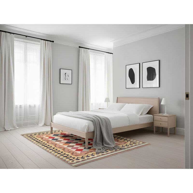 Tapis brun contemporain Maxbass, Rectangle 5 pi x 7 pi