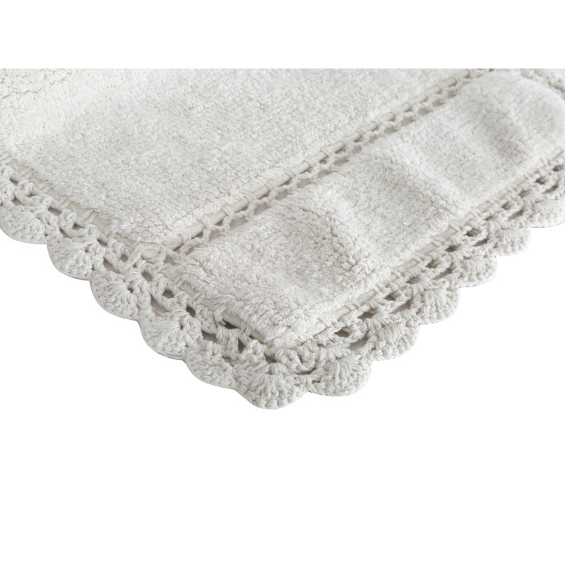 Meaghan Bath Rug, Ecru
